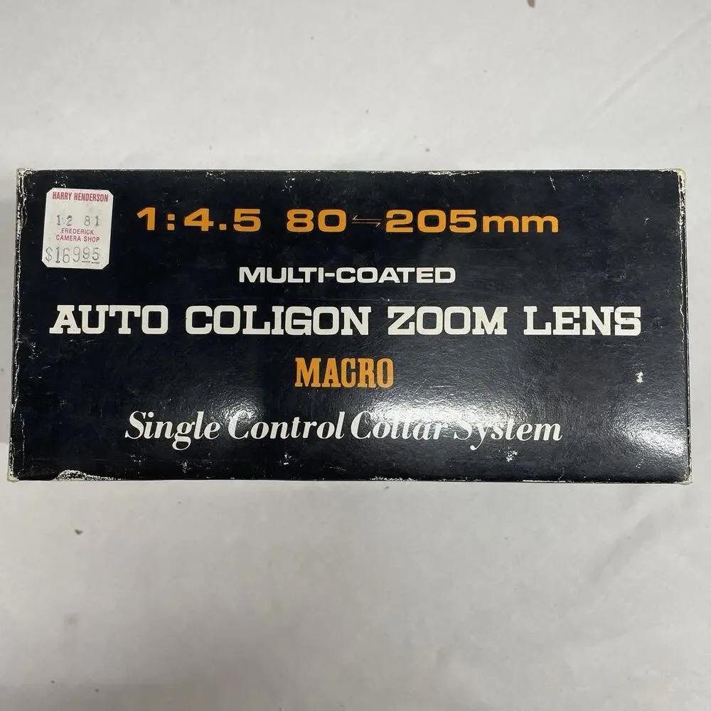 Coligon Muticoated 80-205mm f4.5 Zoom Lens NIKON EM Mount